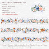 PET Tape Fleur de Lune - 55 mm - 6 - Washi Tape Shop - Tidformera