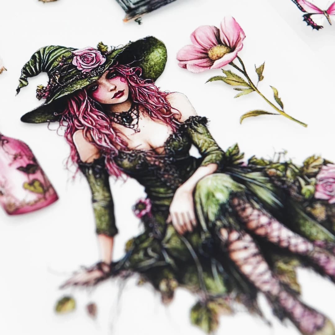 Pet tape Forest Witch - 60 mm - 6 - Scrapbook Resource Co - Tidformera