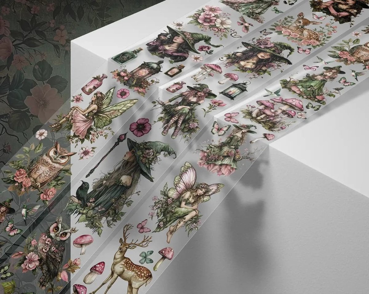 Pet tape Forest Witch - 60 mm - 1 - Scrapbook Resource Co - Tidformera