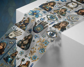 Pet tape Fortune Teller - 60 mm - 1 - Scrapbook Resource Co - Tidformera