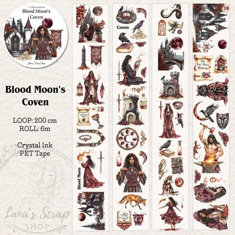 Pet Tape - Lana - 70 mm - Blood Moon's Coven - 1 - Lana's Scrap Shop - Tidformera
