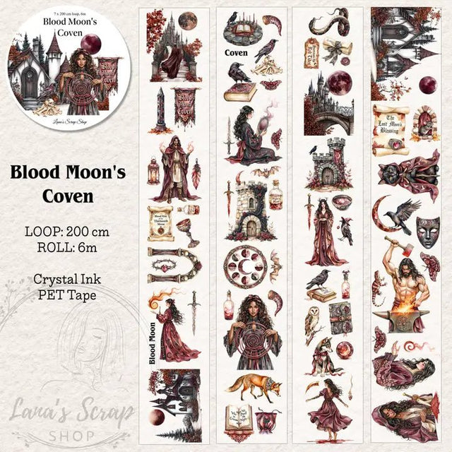 Pet Tape - Lana - 70 mm - Blood Moon's Coven - 1 - Lana's Scrap Shop - Tidformera
