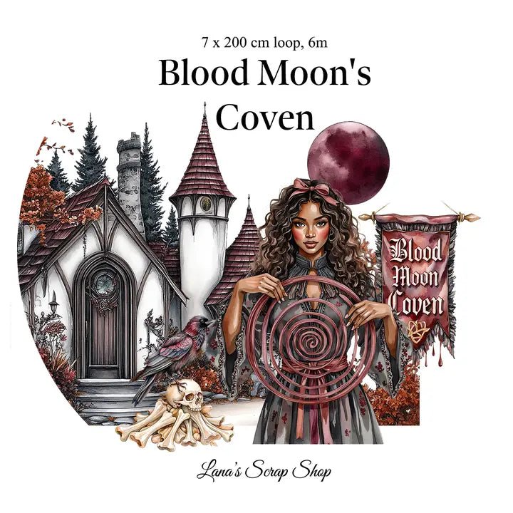 Pet Tape - Lana - 70 mm - Blood Moon's Coven - 2 - Lana's Scrap Shop - Tidformera