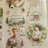 Pet Tape - Lana - 70 mm - Blooming Mocha - 6 - Lana's Scrap Shop - Tidformera