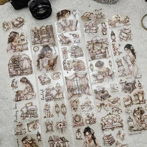 Pet Tape - Lana - 70 mm - Bookish Romance - 1 - Lana's Scrap Shop - Tidformera