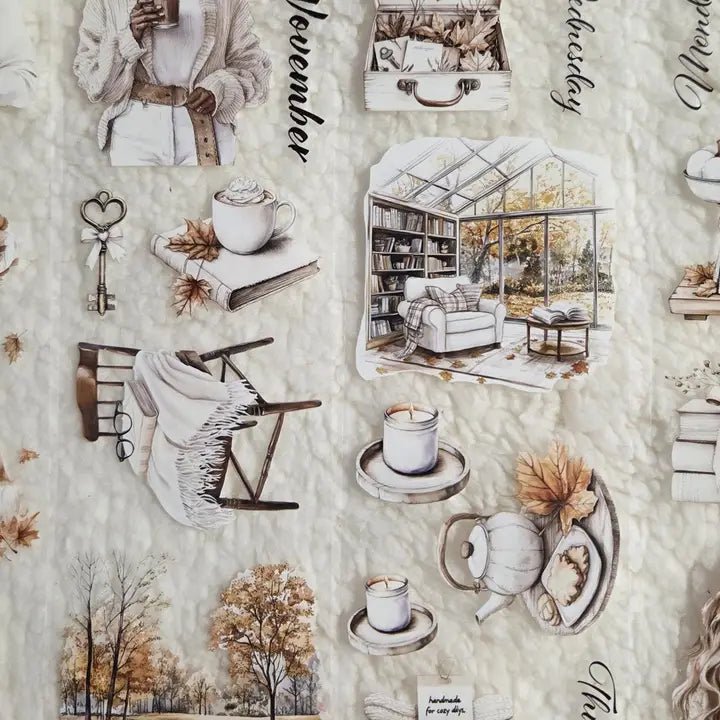 Pet Tape - Lana - 70 mm - Calming Beige - 3 - Lana's Scrap Shop - Tidformera