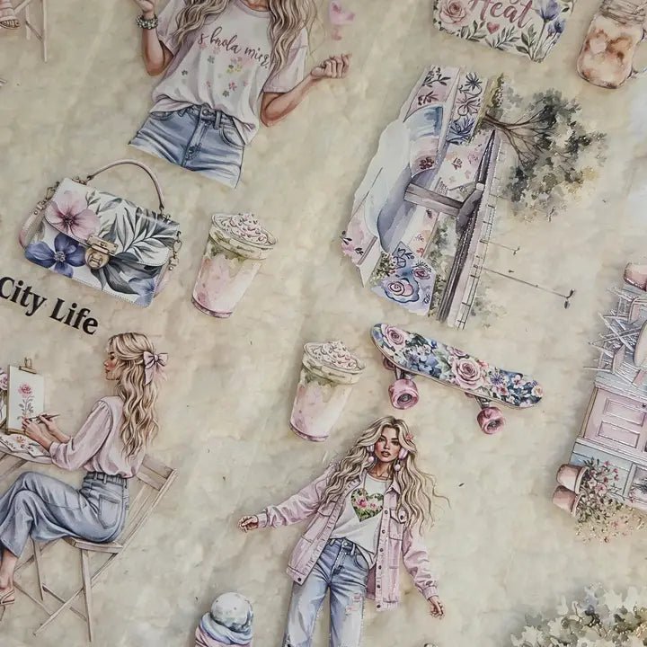 Pet Tape - Lana - 70 mm - City Heat - 4 - Lana's Scrap Shop - Tidformera