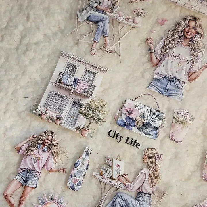 Pet Tape - Lana - 70 mm - City Heat - 3 - Lana's Scrap Shop - Tidformera