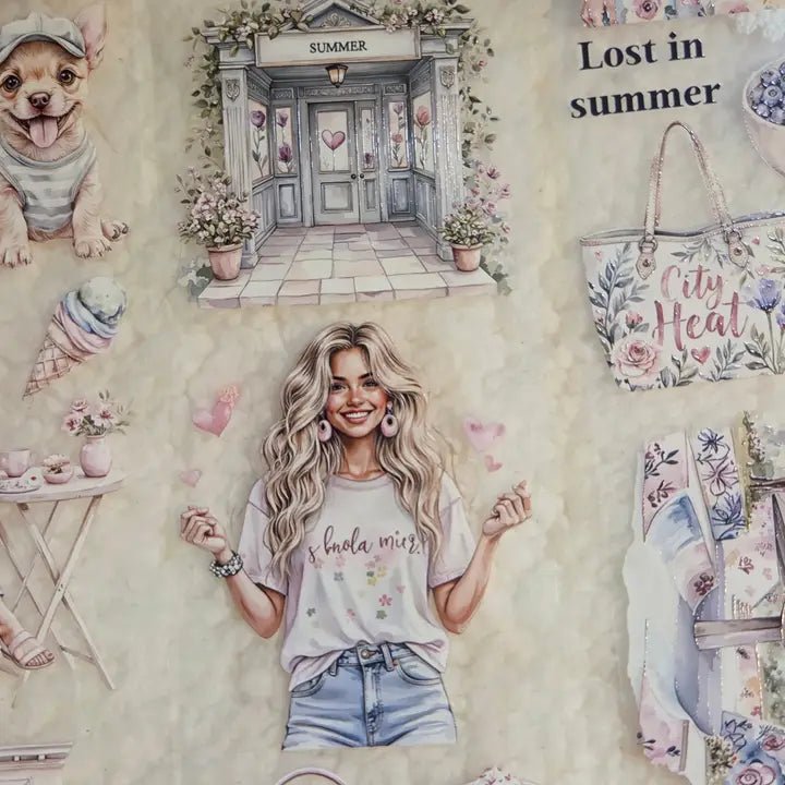 Pet Tape - Lana - 70 mm - City Heat - 6 - Lana's Scrap Shop - Tidformera