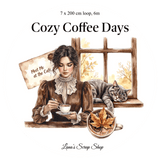 Pet Tape - Lana - 70 mm - Cozy Coffee Days - 4 - Lana's Scrap Shop - Tidformera