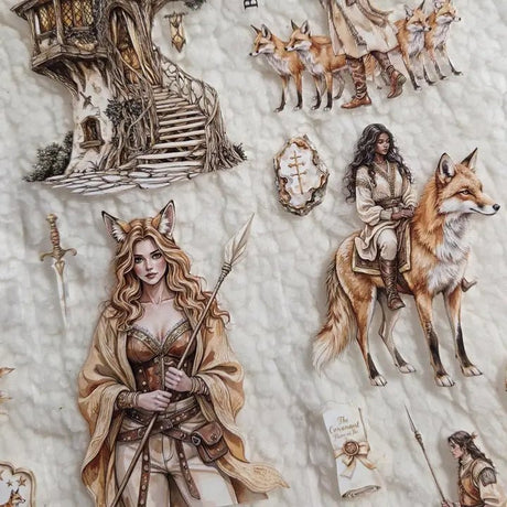 Pet Tape - Lana - 70 mm - Foxfire Legends - 5 - Lana's Scrap Shop - Tidformera