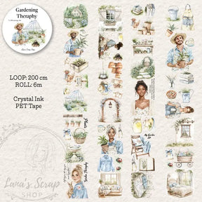 Pet Tape - Lana - 70 mm - Gardening Theraphy - 1 - Lana's Scrap Shop - Tidformera