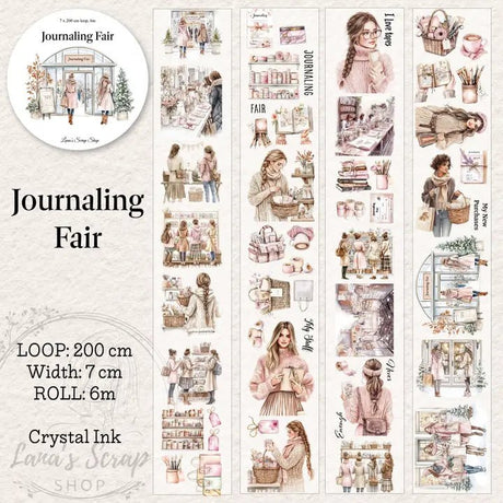 Pet Tape - Lana - 70 mm - Journaling Fair - 1 - Lana's Scrap Shop - Tidformera