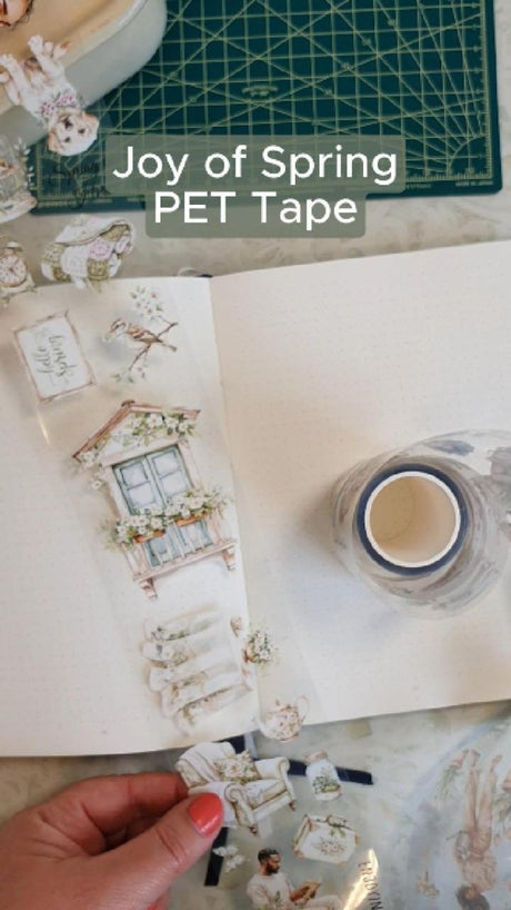Pet Tape - Lana - 70 mm - Joy of Spring - 1 - Lana's Scrap Shop - Tidformera