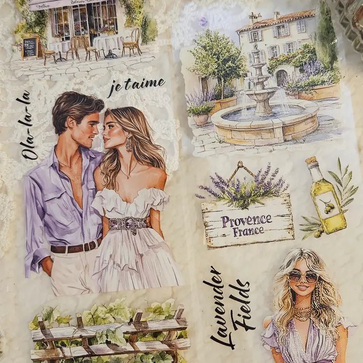 Pet Tape - Lana - 70 mm - Lavender Fields - 5 - Lana's Scrap Shop - Tidformera