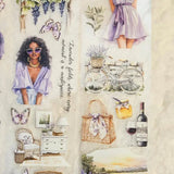Pet Tape - Lana - 70 mm - Lavender Fields - 4 - Lana's Scrap Shop - Tidformera