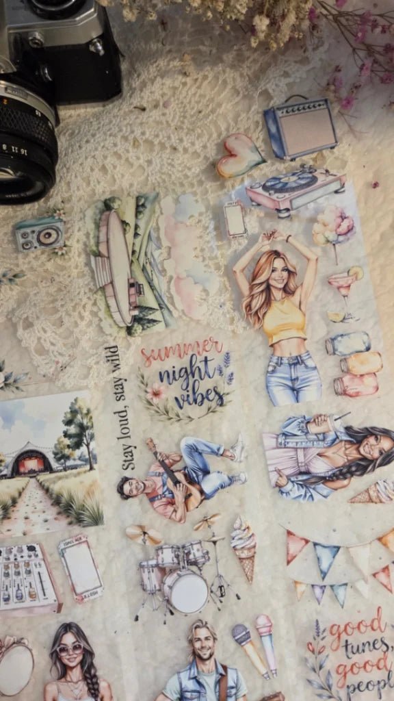 Pet Tape - Lana - 70 mm - Music Festival - 1 - Lana's Scrap Shop - Tidformera