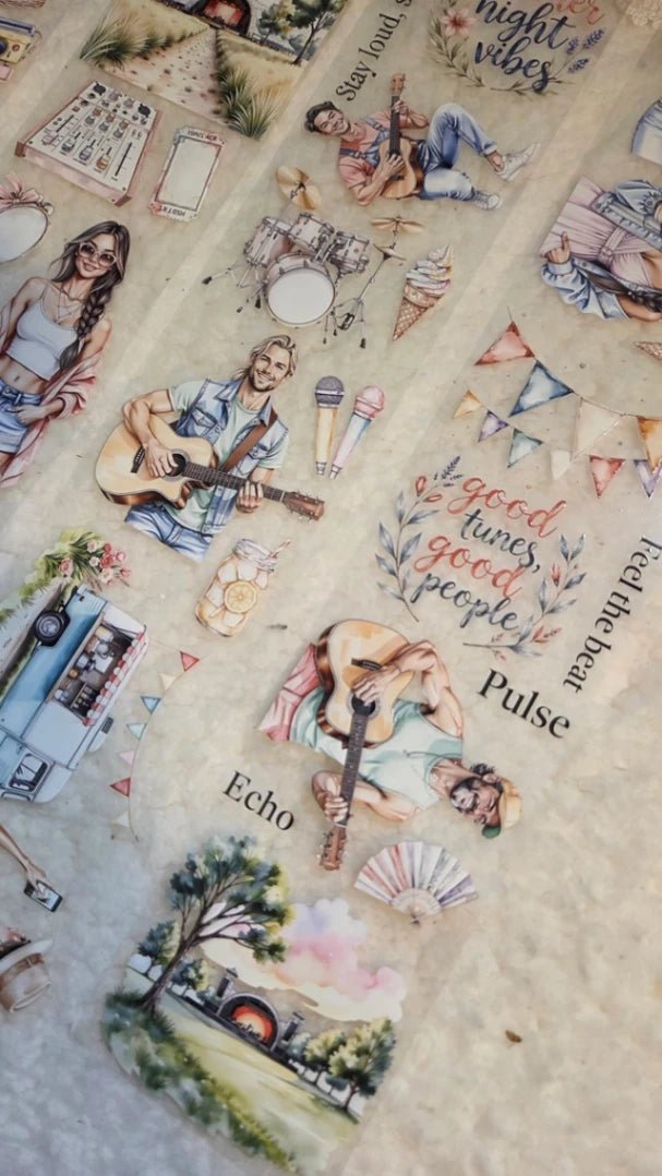 Pet Tape - Lana - 70 mm - Music Festival - 8 - Lana's Scrap Shop - Tidformera