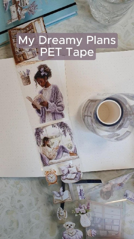 Pet Tape - Lana - 70 mm - My Dreamy Plans - 1 - Lana's Scrap Shop - Tidformera