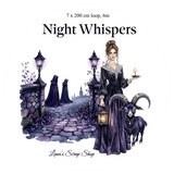 Pet Tape - Lana - 70 mm - Night Whispers - 3 - Lana's Scrap Shop - Tidformera