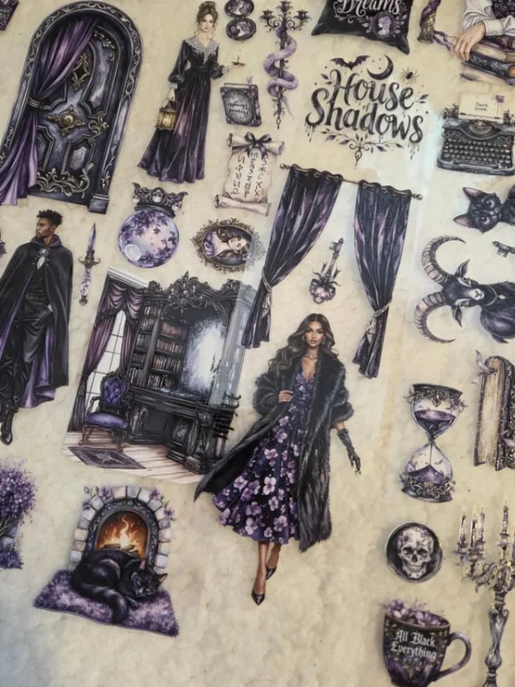 Pet Tape - Lana - 70 mm - Night Whispers - 8 - Lana's Scrap Shop - Tidformera