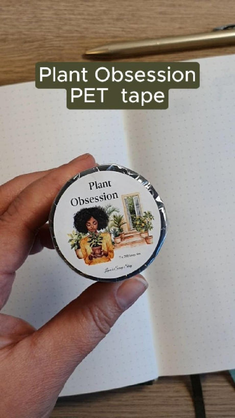 Pet Tape - Lana - 70 mm - Plant Obsession - 7 - Lana's Scrap Shop - Tidformera