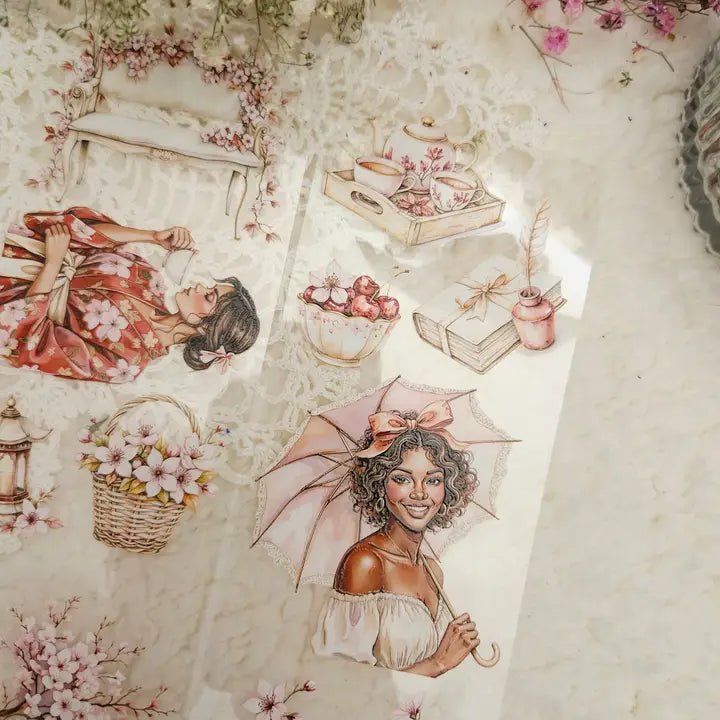 Pet Tape - Lana - 70 mm - Sakura Ineffabilis - 5 - Lana's Scrap Shop - Tidformera