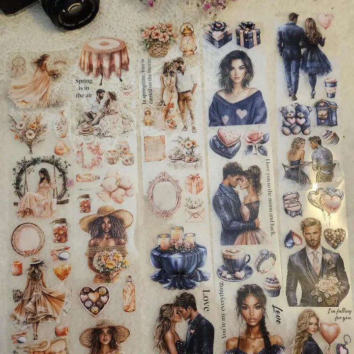 Pet Tape - Lana - 70 mm - Spring Love - 1 - Lana's Scrap Shop - Tidformera