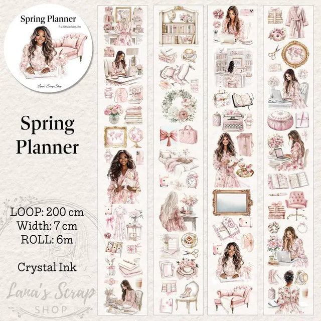 Pet Tape - Lana - 70 mm - Spring Planner - 1 - Lana's Scrap Shop - Tidformera