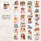 Pet Tape - Lana - 70 mm - Sunny Days - 1 - Lana's Scrap Shop - Tidformera