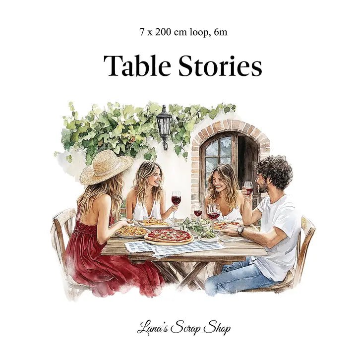 Pet Tape - Lana - 70 mm - Table Stories - 2 - Lana's Scrap Shop - Tidformera