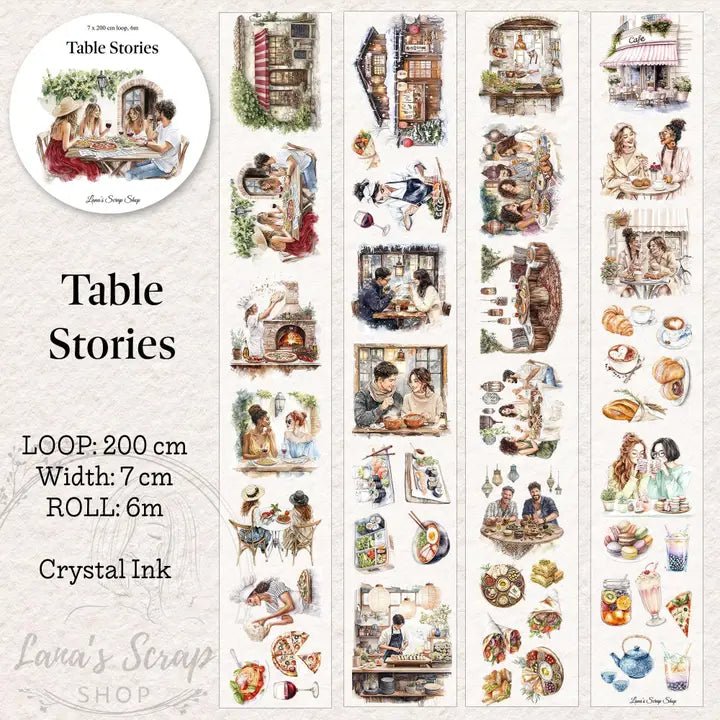Pet Tape - Lana - 70 mm - Table Stories - 1 - Lana's Scrap Shop - Tidformera