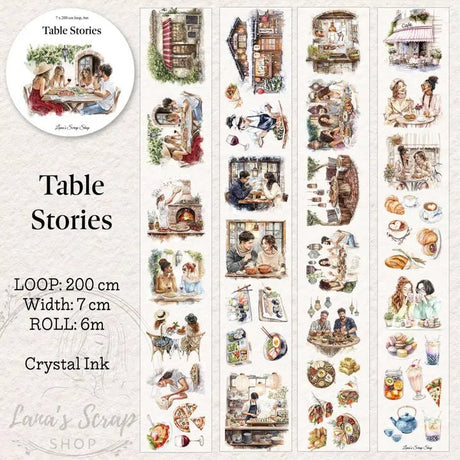 Pet Tape - Lana - 70 mm - Table Stories - 1 - Lana's Scrap Shop - Tidformera