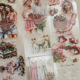 Pet Tape - Lana - 70 mm - Taste of Strawberries - 4 - Lana's Scrap Shop - Tidformera