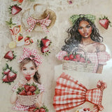 Pet Tape - Lana - 70 mm - Taste of Strawberries - 5 - Lana's Scrap Shop - Tidformera