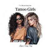 Pet Tape - Lana - 70 mm - Tattoo Girls - 3 - Lana's Scrap Shop - Tidformera