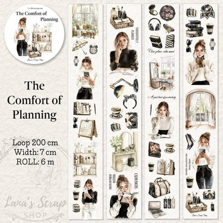 Pet Tape - Lana - 70 mm - The Comfort of Planning - 1 - Lana's Scrap Shop - Tidformera