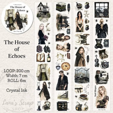 Pet Tape - Lana - 70 mm - The House of Echoes - 1 - Lana's Scrap Shop - Tidformera