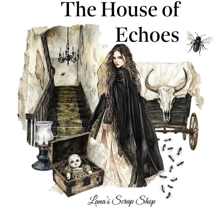 Pet Tape - Lana - 70 mm - The House of Echoes - 2 - Lana's Scrap Shop - Tidformera