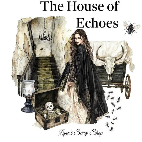 Pet Tape - Lana - 70 mm - The House of Echoes - 2 - Lana's Scrap Shop - Tidformera