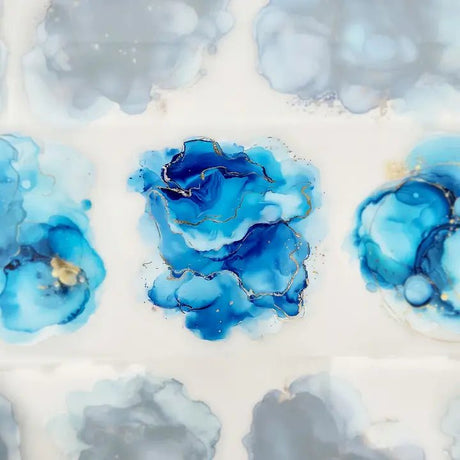 Pet Tape - MIC - Blue Splash Foiled & Embossed 60 mm - 5 - MIC & MIM Premium Paper Shop - Tidformera