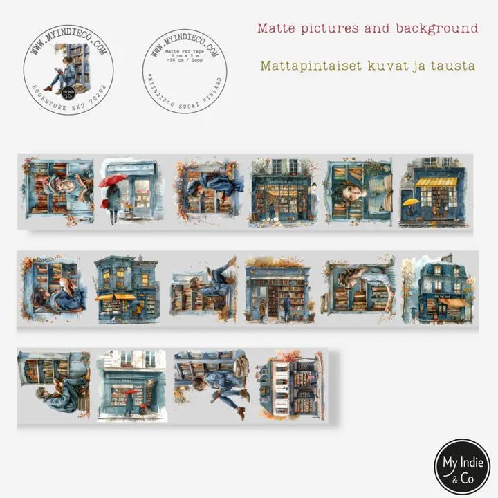 Pet Tape - MIC - Bookstore Matte 60 mm - 6 - MIC & MIM Premium Paper Shop - Tidformera