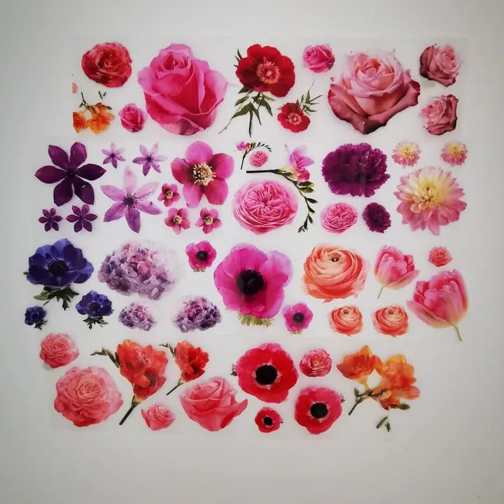 Pet Tape - MIC - Bright Blooms Glossy & Embossed 60 mm - 3 - MIC & MIM Premium Paper Shop - Tidformera