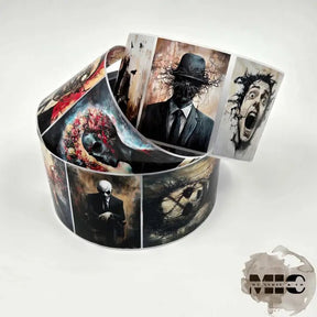 Pet Tape - MIC - Canvas of Carnage Glossy & Embossed 60 mm - 1 - MIC & MIM Premium Paper Shop - Tidformera