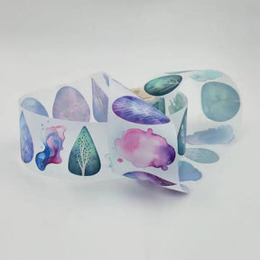 Pet Tape - MIC - Crystal Trees - Foiled & Embossed 60 mm - 1 - MIC & MIM Premium Paper Shop - Tidformera