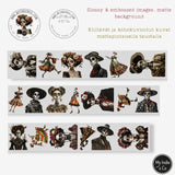 Pet Tape - MIC - Day of the Dead Glossy & Embossed 60 mm - 6 - MIC & MIM Premium Paper Shop - Tidformera