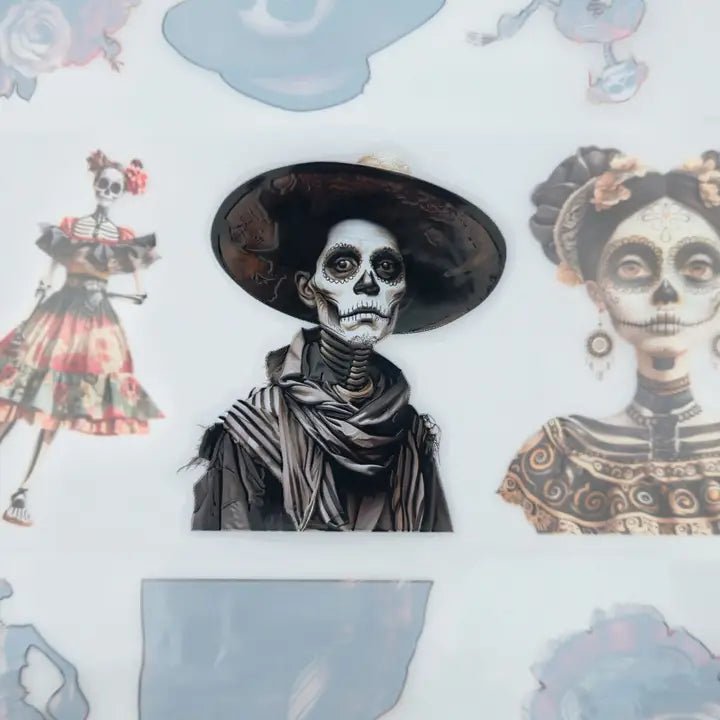 Pet Tape - MIC - Day of the Dead Glossy & Embossed 60 mm - 4 - MIC & MIM Premium Paper Shop - Tidformera