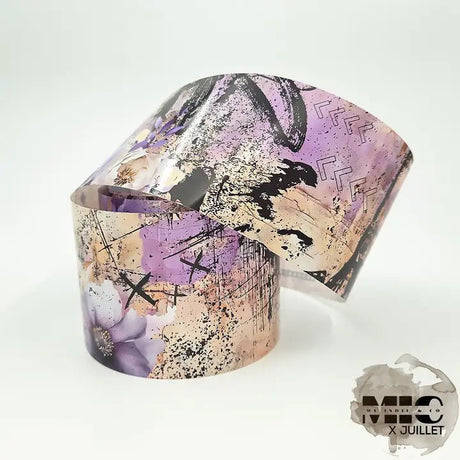 Pet Tape - MIC - Deadflower Static Glossy & Embossed 70 mm - 1 - MIC & MIM Premium Paper Shop - Tidformera