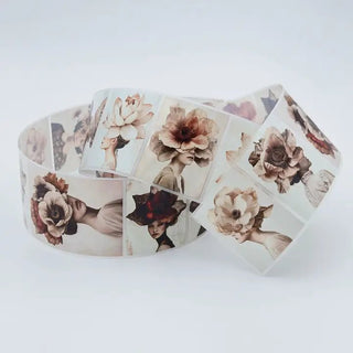 Pet Tape - MIC - Flower Girls Glossy & Embossed 60 mm - 1 - MIC & MIM Premium Paper Shop - Tidformera