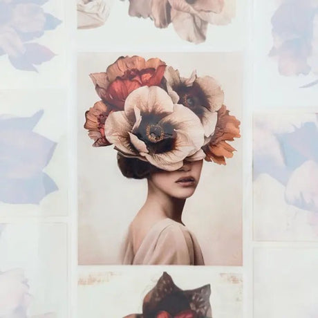 Pet Tape - MIC - Flower Girls Glossy & Embossed 60 mm - 2 - MIC & MIM Premium Paper Shop - Tidformera
